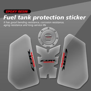 혼다 CBR 600 RR CBR600RR 2020-2023 3D 투명 데칼 탄소 섬유 에 맞는 오토바이 탱크 패드 스티커