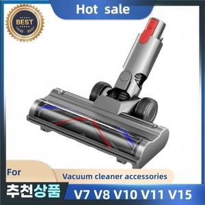 다이슨 호환 V7 V10 진공 청소기 에 적합 LED 먼지 바닥 브러시 헤드가  직접 구동
