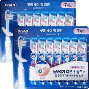오랄비 잇몸케어 딥 클린 7입 2개