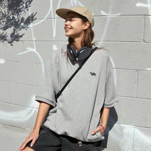 플루크 슬램로고 스트링 하프 스웨트셔츠 FST354 / 4color