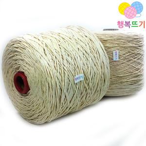 (행복뜨기)  순면콘사 1.2kg전후 면100% 뜨개실 털실 면사 왕콘사 뜨개질실 면실