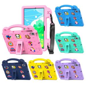 갤럭시탭 A9 A8 A7 S10 S9 S8 S7 FE 플러스 라이트 애니멀비츠 스트랩 에바폼 케이스 어린이 안전 보호 케이스