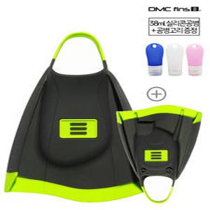 (실리콘공병 선물) DMC SWIM 엘리트 맥스 숏핀 CHARCOAL (차콜) 오리발