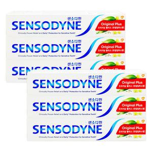 센소다인 오리지날 플러스 치약 100g x 6개