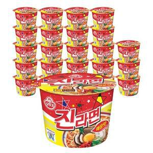 진라면 매운맛 용기 110g 24개