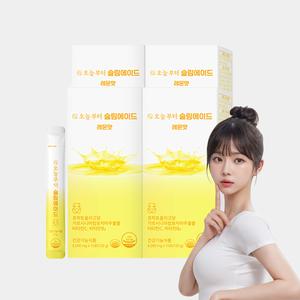 오늘부터 슬림에이드 레몬맛 (60포) 레몬즙분말 다이어트음료 가르시니아 프락토올리고당 비타민C 수분충전