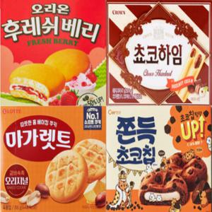 후레쉬베리 마가렛트 초코하임 쫀득초코칩 4종세트 각 2개씩 총 8개