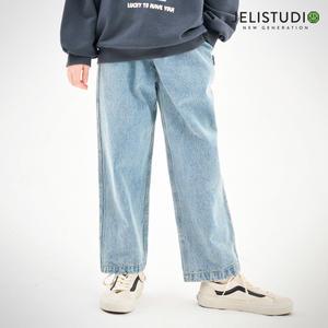스마일와펜배기데님팬츠