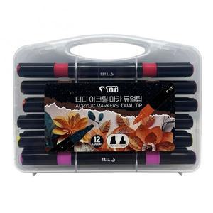 티티 아크릴마카 듀얼팁 12색