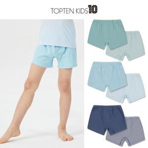 [롯데백화점]탑텐키즈 MKE5UP1002 남아) 코튼 드로즈 세트 (2매입)