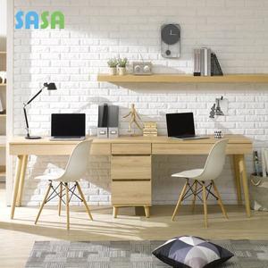 [SASA]사사가구 캐슬 2인용책상 서랍형