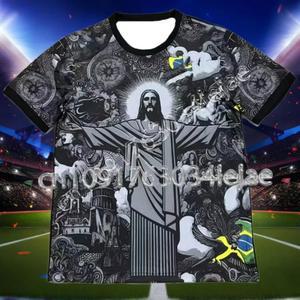 SUMMER FOOTBALL TRAINING TOP BRAZIL SPECIAL EDITION JESUS BLA G Y JERSEY ADULT OUTDOOR 3D PRINTED TSHIRTS