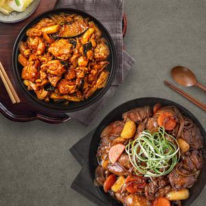 대전닭갈비블루스 700g x 2봉 + 안동식 쪼림닭 750g x 2봉