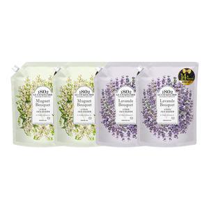 르샤트라 고농축 섬유유연제,1.6L(뮤게, 2개 + 라벤더, 2개)