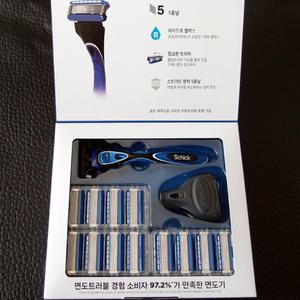 쉬크 하이드로5 면도날 13개입+면도기+케이스