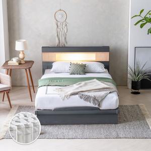 세렌 LED 편백 수납 SS침대+독립매트리스 DF909524