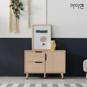 [아이앤]멜리나 2단 800 다용도 수납장 DG