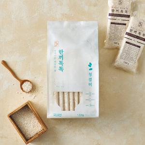 [엘그로][24년산 햅쌀] 씻어나온 깨끗한 쌀 한끼톡톡 청결미 1.5kg(150g×10EA)