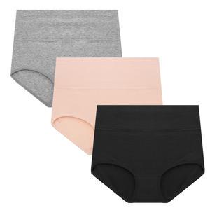 하이웨스트 여성팬티 3매세트 빅사이즈 순면 복대팬티