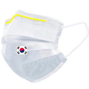 대형 한국산 일회용 마스크 흰색 3중필터 덴탈 편안하고 가벼운 부직포 선착순