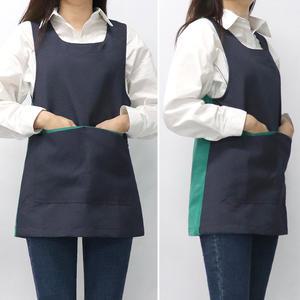 생활방수 겨울 기모 원피스형 앞치마
