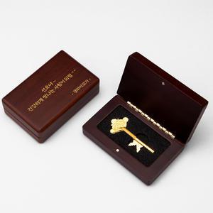 순금열쇠 미니우드케이스 3.75g 행운 황금선물