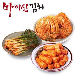 마이산김치 3종2호 포기김치3kg/파김치1kg/총각김치1kg