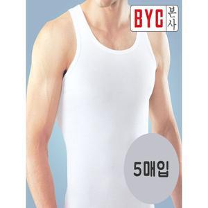 [하프클럽/BYC]백색 5매입 런닝 (90~110까지)