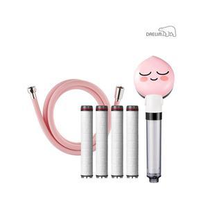 [DAELIM]대림바스 디클린카카오샤워헤드(어피치)+리필필터+샤워호스(핑크)SET