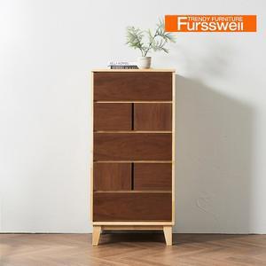 퍼스웰 펜토스Ⅱ 고무나무원목 600-5단서랍장 JN_039
