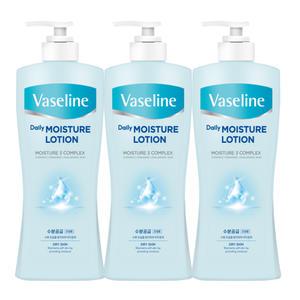 바세린 데일리 모이스처 로션 450ml x3개 수분공급