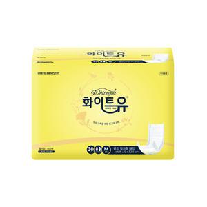 화이트유 골드 일자형패드 중형(30매x10팩)