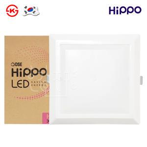 히포 국산 6인치 LED 사각매입등 15W