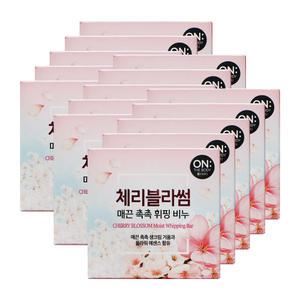 엘지 온더바디 비누 체리블라썸 촉촉한 휘핑 90g 15개