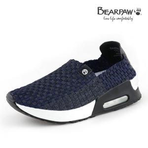 [롯데백화점]베어파우 여성 우븐 네이비 신발 CRYSTAL WOVEN K0128015OA-W 4CM