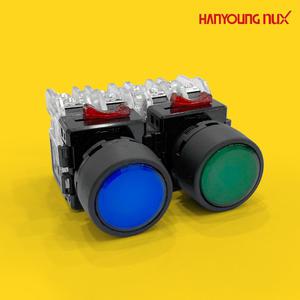 한영넉스 PBL 조광형 푸시버튼스위치 MRX-TM1D0 22파이 LED 누름버튼 램프
