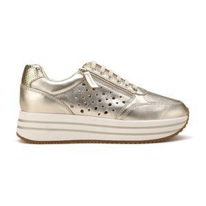 [제옥스](강남점)[GEOX]제옥스 여성 New S/S 컴포트 키높이 스니커즈 켄지 W1X25QH3S51 골드