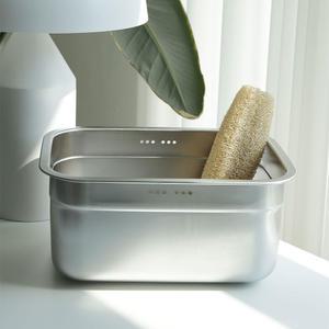 국산 스텐 사각 설거지통 싱크대 설겆이통 설거지볼 포스코 304 7.6L 10L