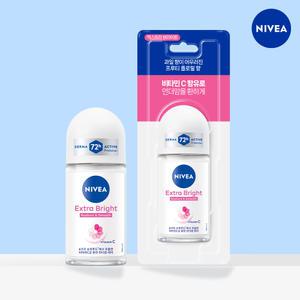 니베아 데오드란트 롤온 엑스트라 브라이트 50ml X 1