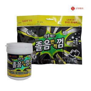 롯데 졸음번쩍껌 87g1통 + 리필105gX1팩 자일리톨껌 졸음방지껌 졸음껌