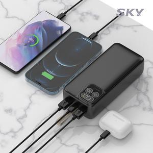 스카이 필 22.5W 고속충전 LCD잔량표시 30000mAh 대용량 보조배터리 PD30 차박 캠핑용