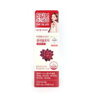 푸드올로지 콜레올로지 40정 빨간통 체지방감소