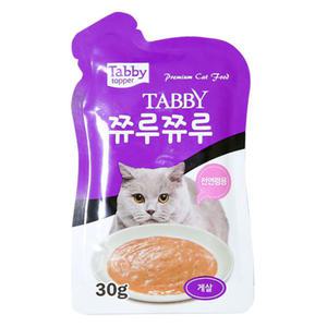 테비 쮸루쮸루 게살 30g x 12p x 4개 묶음