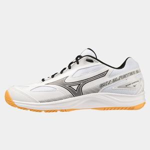 미즈노 배드민턴화 스카이 블라스터3 71GA234521 화이트블랙 WIDE 탁구 스쿼시 배구 (71GA234521)