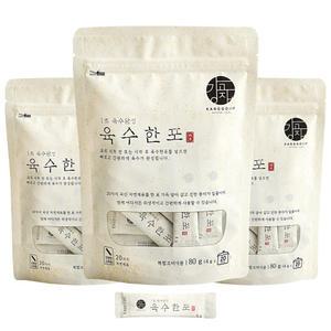 강고집 20가지 국산 자연재료 육수한포 80g 3개 (4g, 60포)