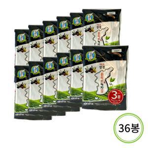 [지도표 성경김] 올리브 녹차 전장김 25gx36봉 한박스