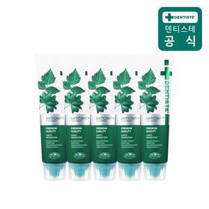 덴티스테 고불소치약 안티캐비티 100g 5개