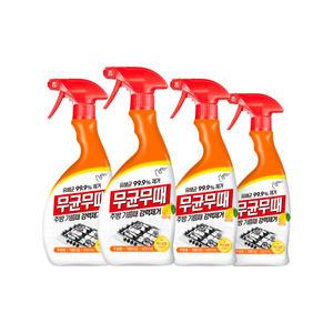[유통기한 임박] 피죤 무균무때 청소세제, 주방용, 500ml, 4개