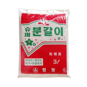 슈퍼분갈이 3L 분갈이흙 /화훼용 부엽토 배양토 마사 혼합용도