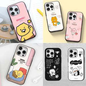 카카오 춘식이 라이언 카드수납 범퍼케이스 갤럭시S25 S24 울트라 S23 플러스 S22 S21 노트20 노트20 울트라 A23 A53 A24 A25 A35 퀀텀5 아이폰16 15 프로맥스 14 플러스 13 미니 12 프로 핸드폰케이스